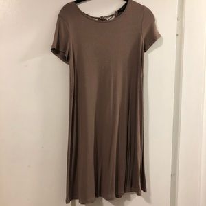 Forever 21 brown T-shirt dress